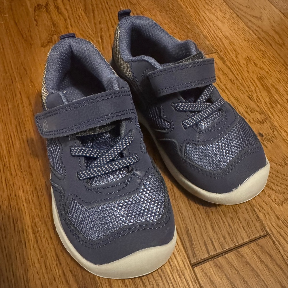 Stride Rite Toddler SRT Winslow Navy Blue Sneakers